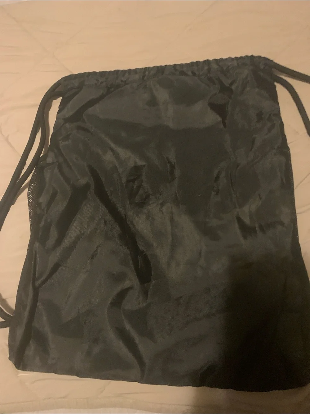 PUMA Black Drawstring Gym Bag